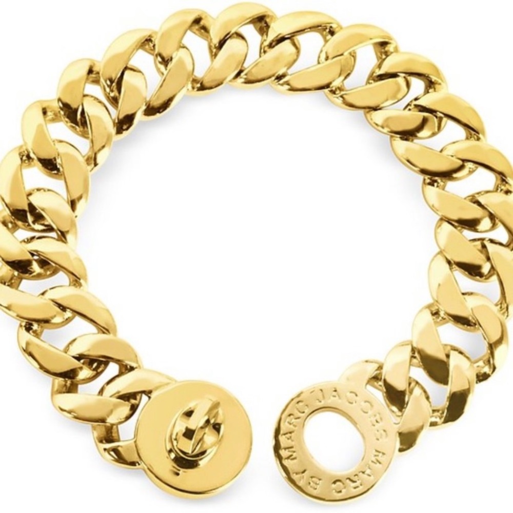 Marc by Marc Jacobs Gold chain link bracelet